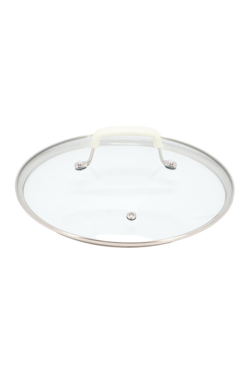 4.4 Quart Aluminum Ceramic Nonstick Dutch Oven in Linen, Alternate, color, White