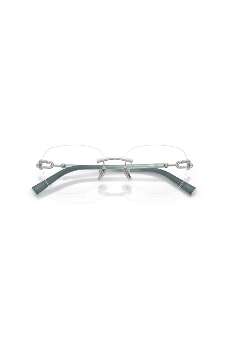 54mm Square optical glasses, Alternate, color, Silver