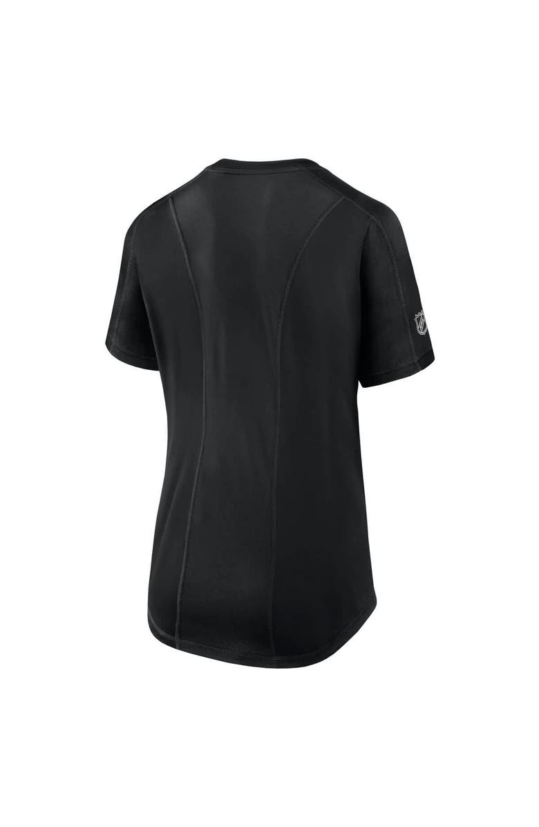 FANATICS Women
s Fanatics  Black Boston Bruins Authentic Pro Rink Tech T-Shirt, Alternate, color, Black