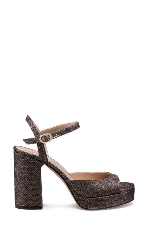 Stuart Weitzman Dayna Ii Platform Sandal In Silver