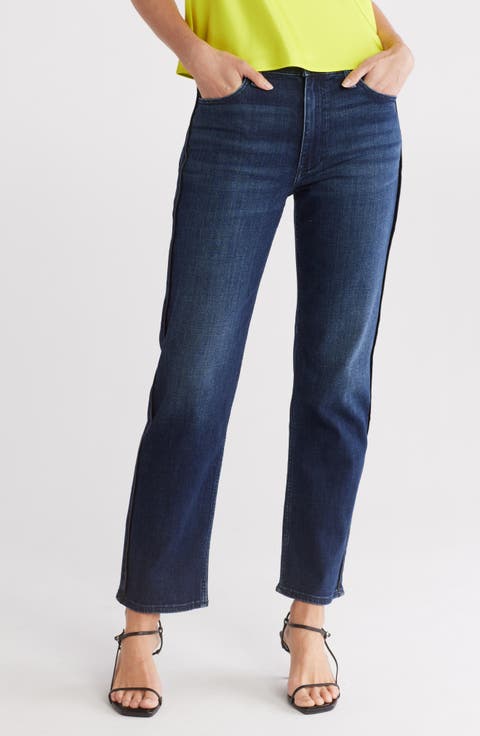 Hattie Mid Rise Straight Leg Jeans