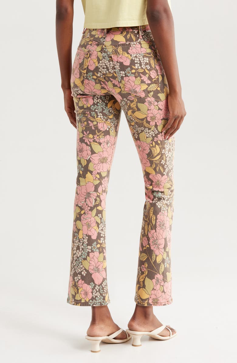 MOTHER The Hustler Ankle Bootcut Jeans, Alternate, color, Boutonniere Bouquet