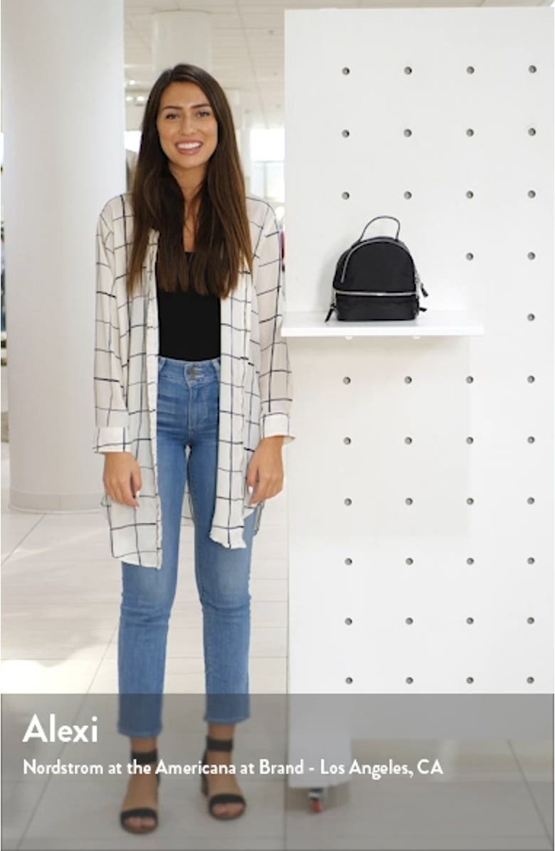 Mini Nylon Puffer Convertible Backpack, sales video thumbnail