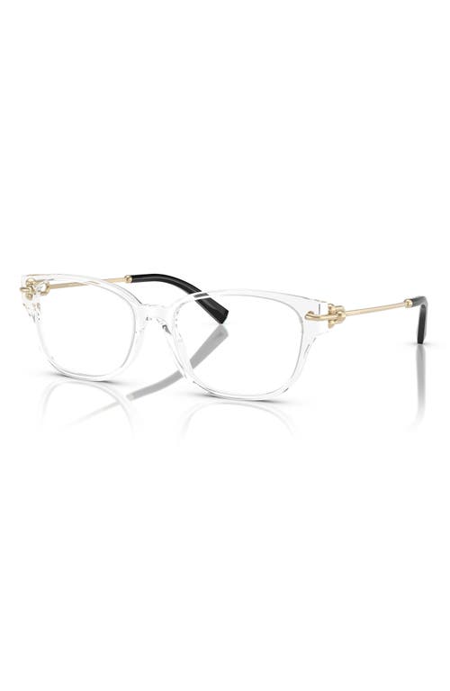 Tiffany & Co . 54mm Pillow Optical Glasses In Clear