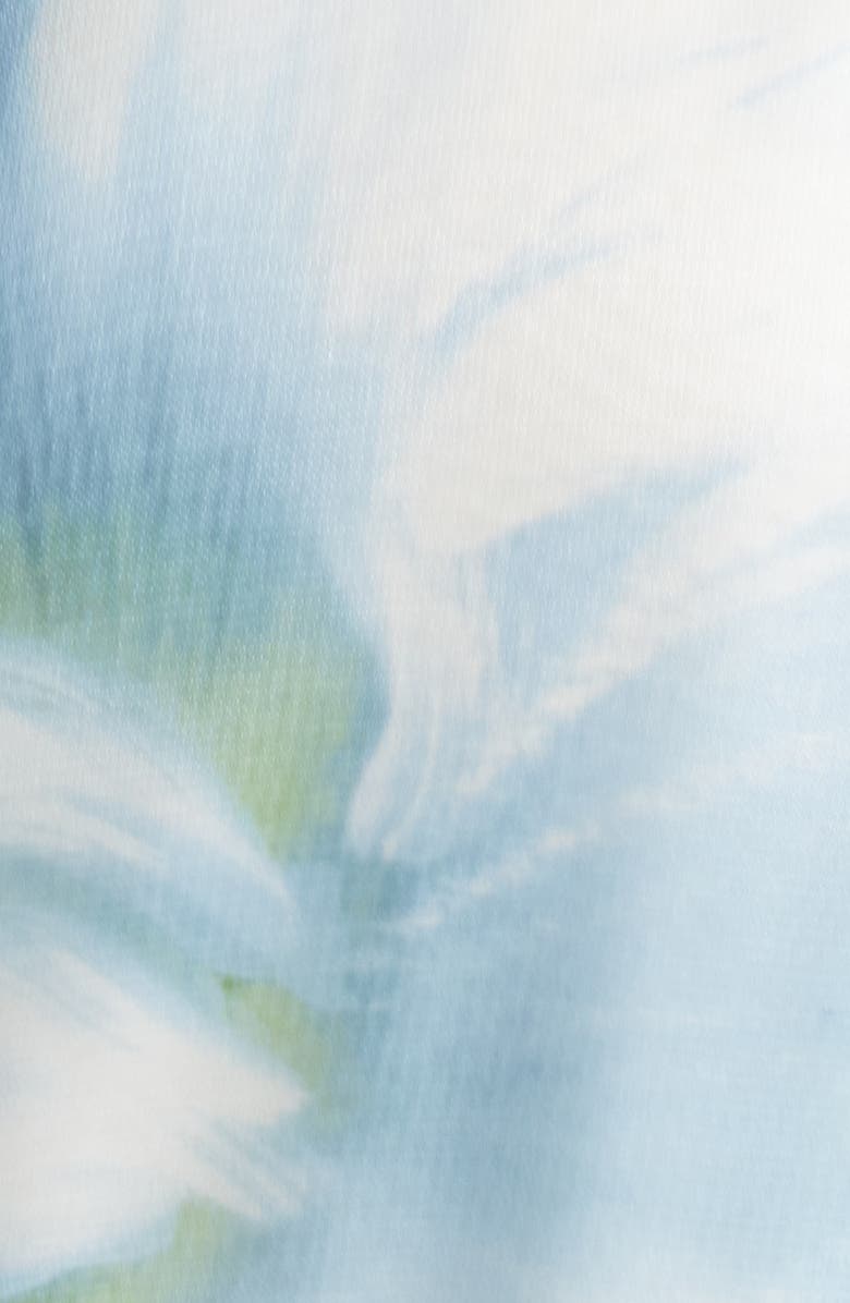 Julia Jordan Tie Waist Sleeveless Gown, Alternate, color, Green Multi