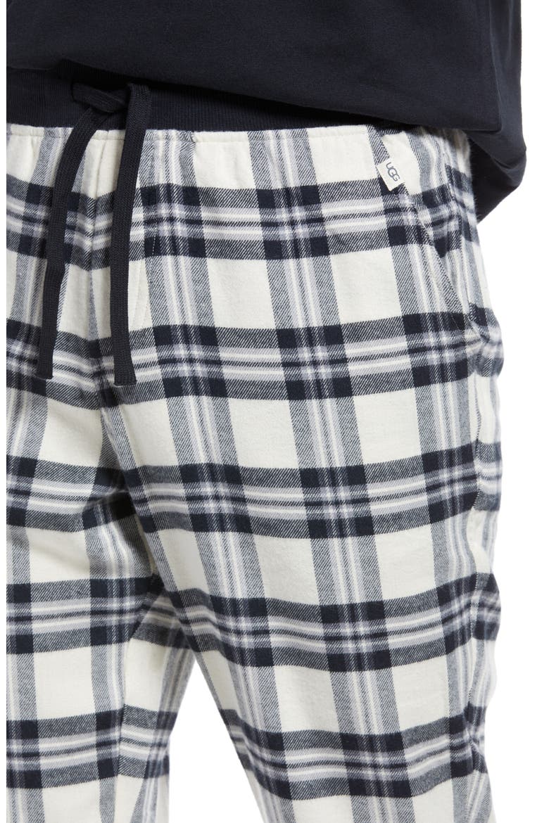 Men's Jett Pajamas, Alternate, color, BLACK CREAM PLAID BLAC