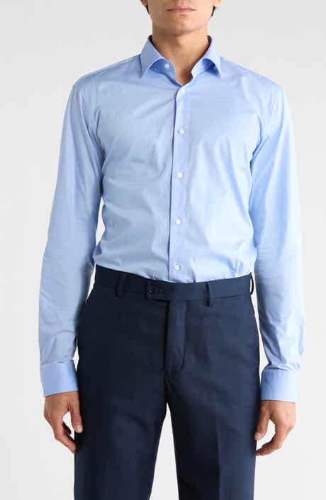 Valerio Solid Cotton Button-Up Shirt