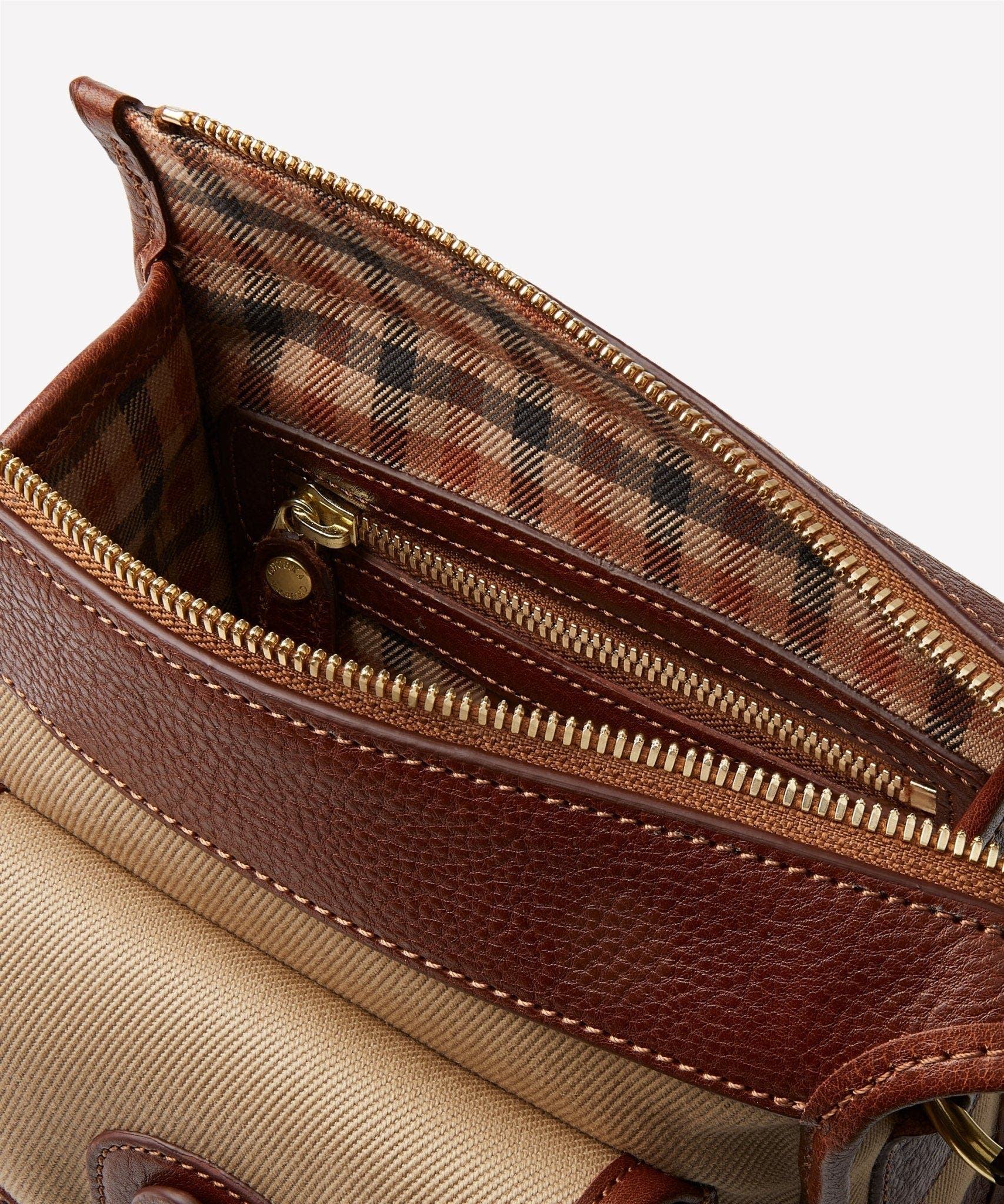 Citypack No. 270, Alternate, color, Khaki Twill / Vintage Chestnut