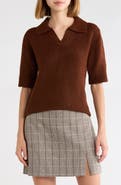 WAYF Shiloh Polo Sweater