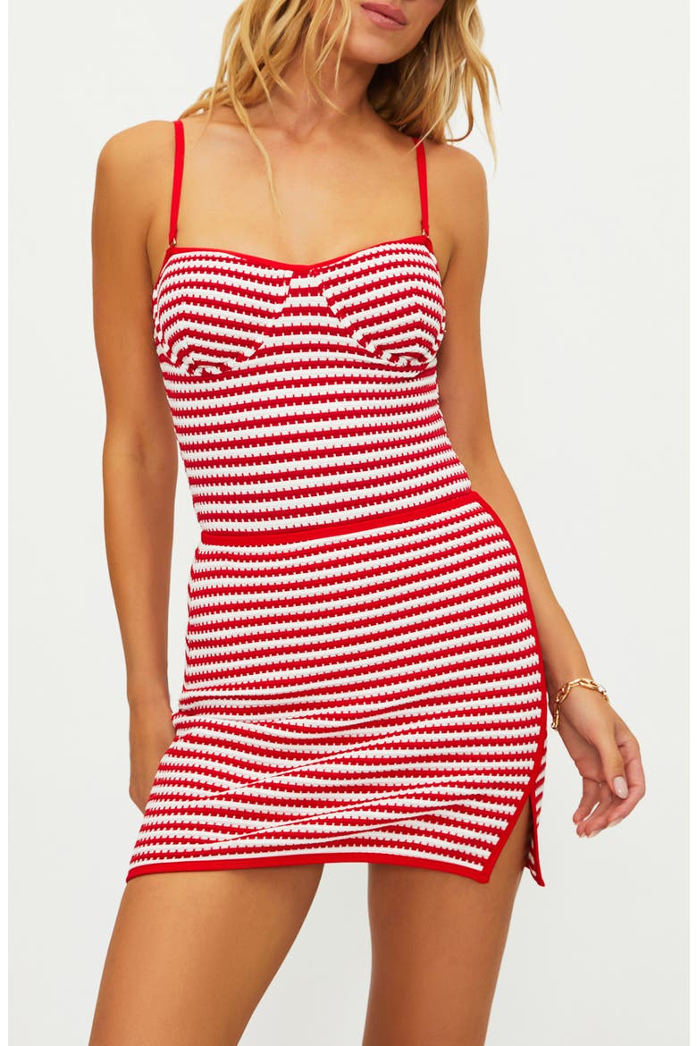 Eli Cover-Up Miniskirt, Alternate, color, CRIMSON STRIPE