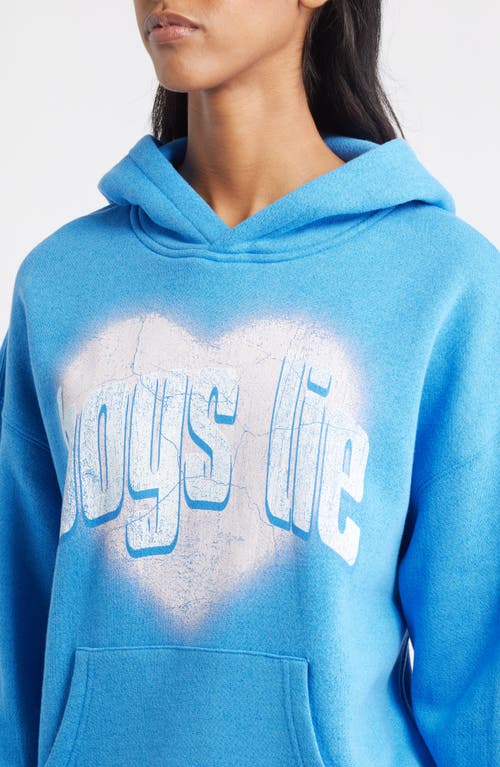 Boys Lie Charmer Racer Hoodie In Blue