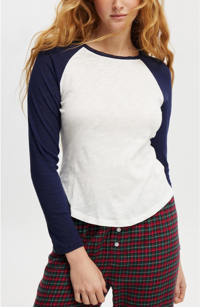 COTTON ON BODY Women's Raglan Long Sleeve Top, Main, color, 