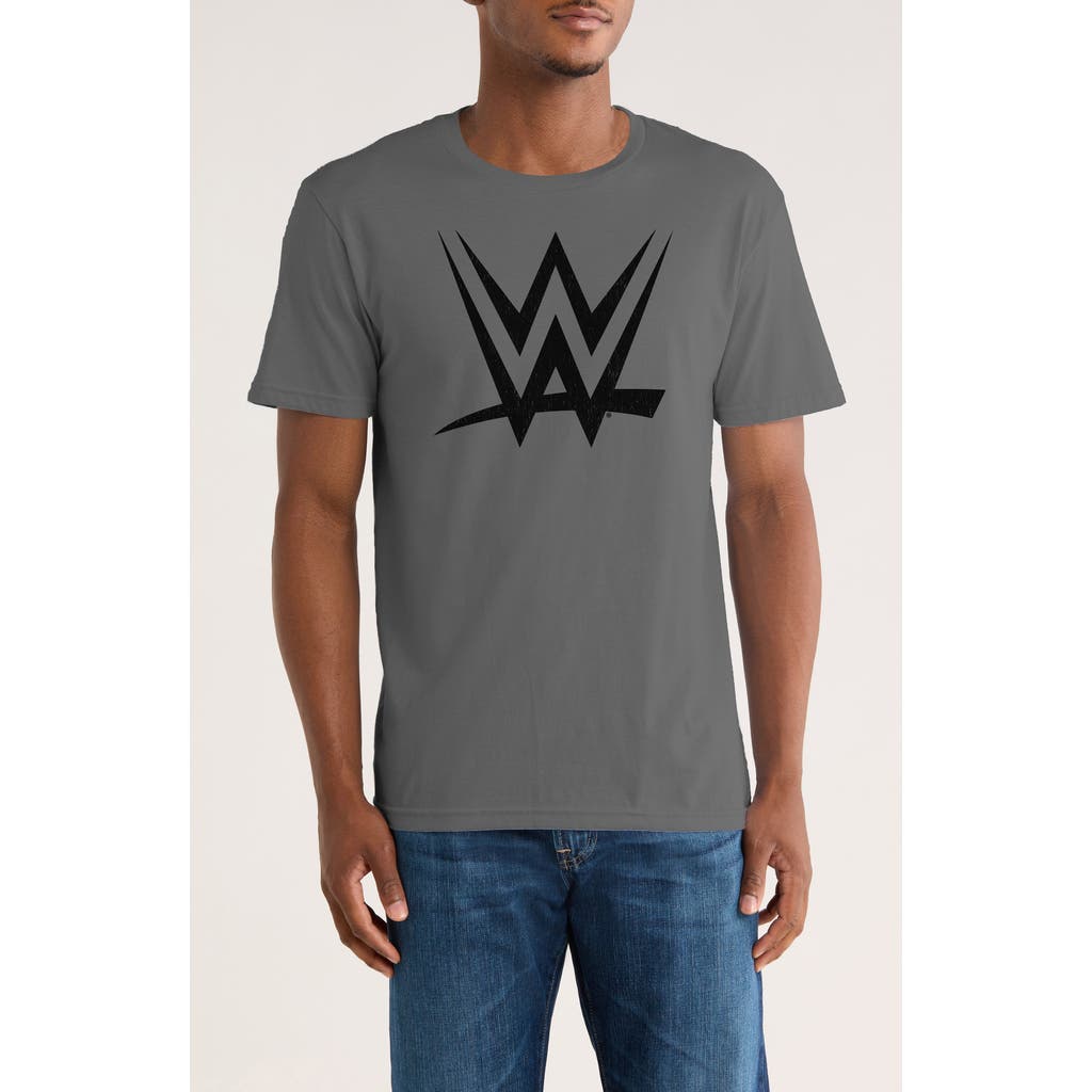 Monster Digital Wwe Logo Graphic T-shirt In Gray