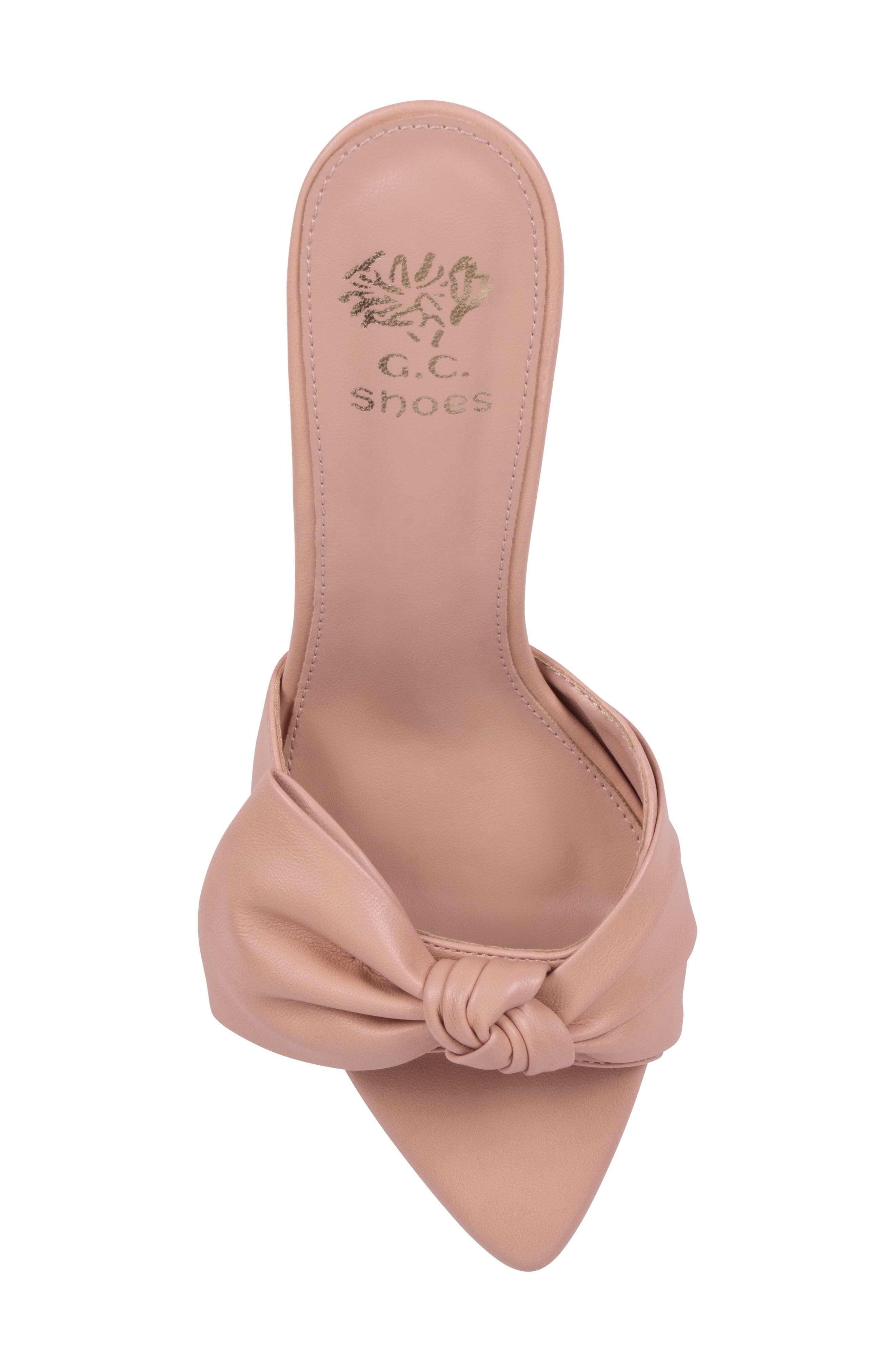 GOOD CHOICE NEW YORK Carmen Bow Slide Sandal, Alternate, color, Beige