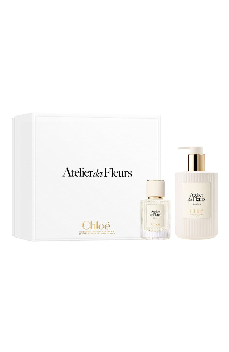 Chloé Atelier des Fleurs Cedrus Eau de Parfum & Body Lotion Gift Srt, Main, color, 