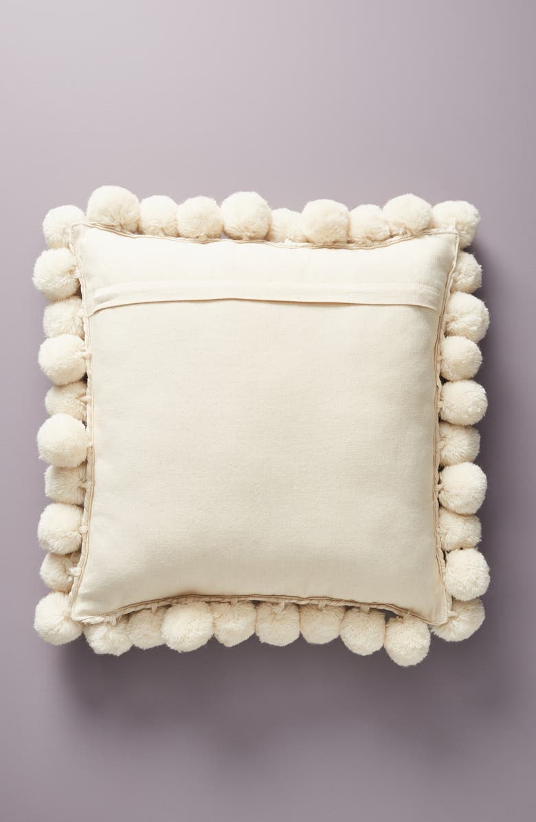 Anthropologie Home Anthropologie Pompom Jute Accent Pillow, Alternate, color,