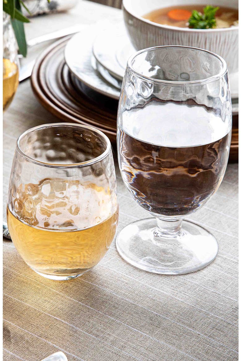 Puro Glass Goblet, Alternate, color, CLEAR