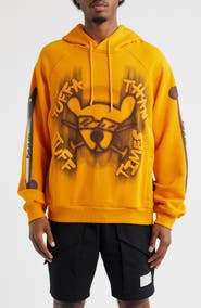 VIC GARCIA WORLD Tuff As Nails Cotton French Terry Graphic Hoodie