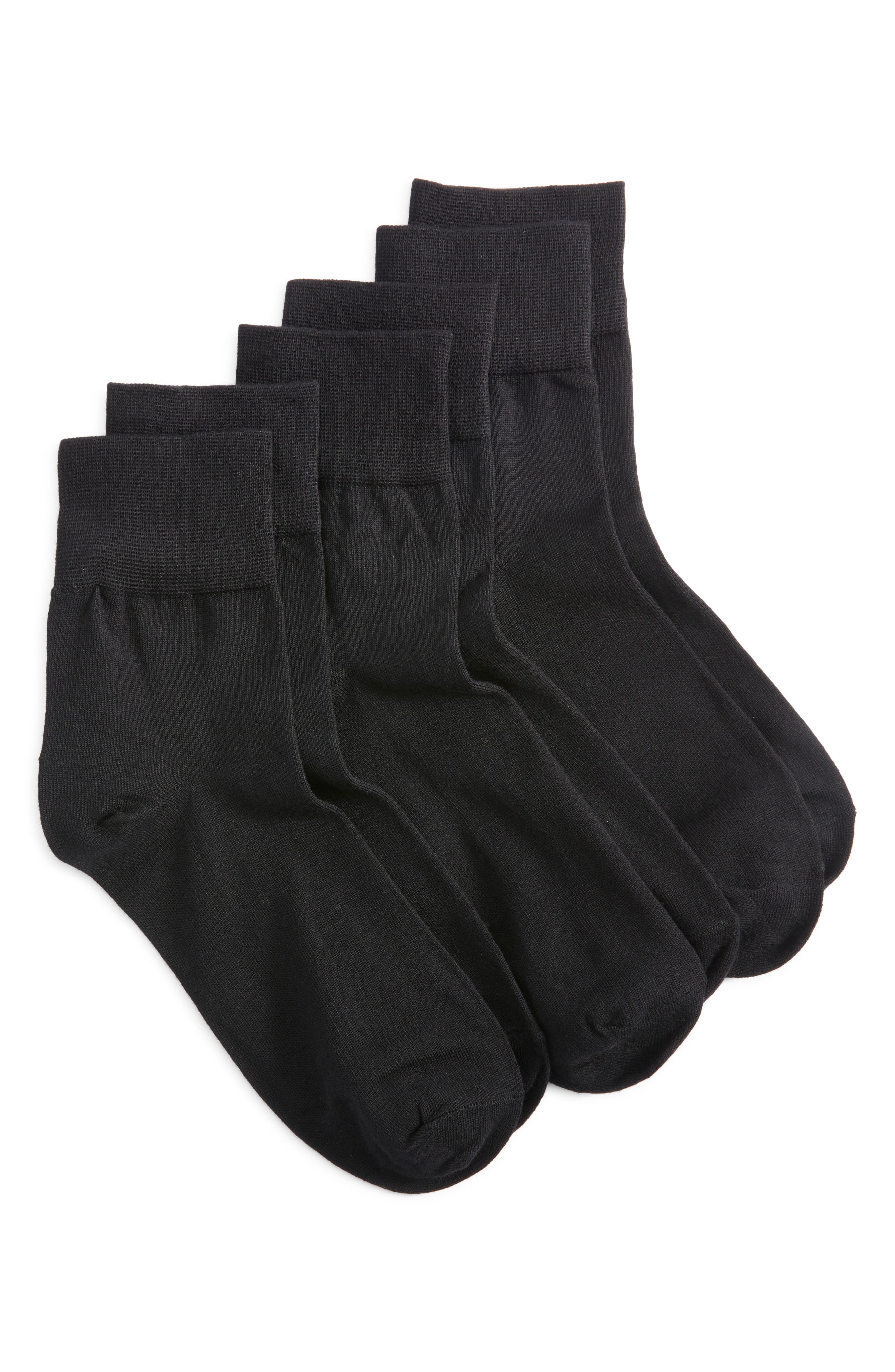 Stems 3-Pack Finely Knit Cotton Blend Trouser Socks