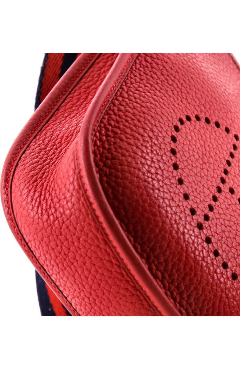 Pre-Owned Hermes Evelyne Bag Gen III Clemence TPM, Alternate, color, Rouge Casaque