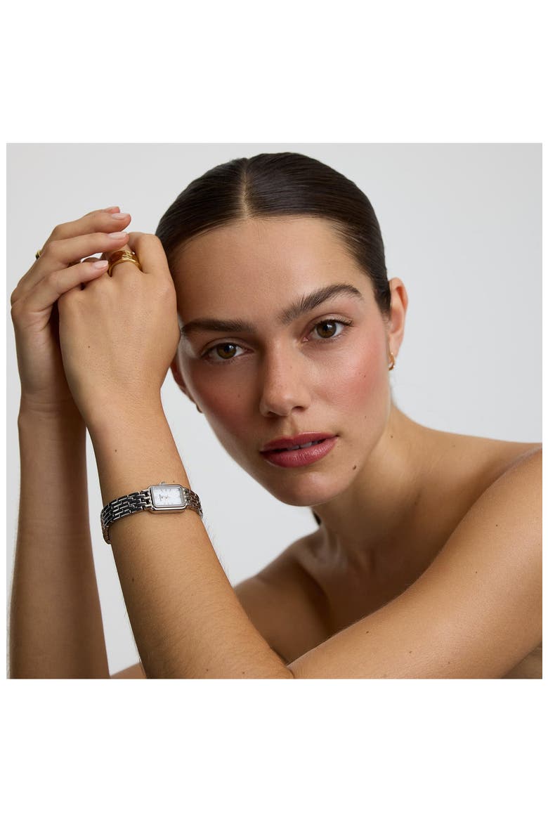 Classic Bracelet Watch, 28mm x 16mm, Alternate, color, SILVER