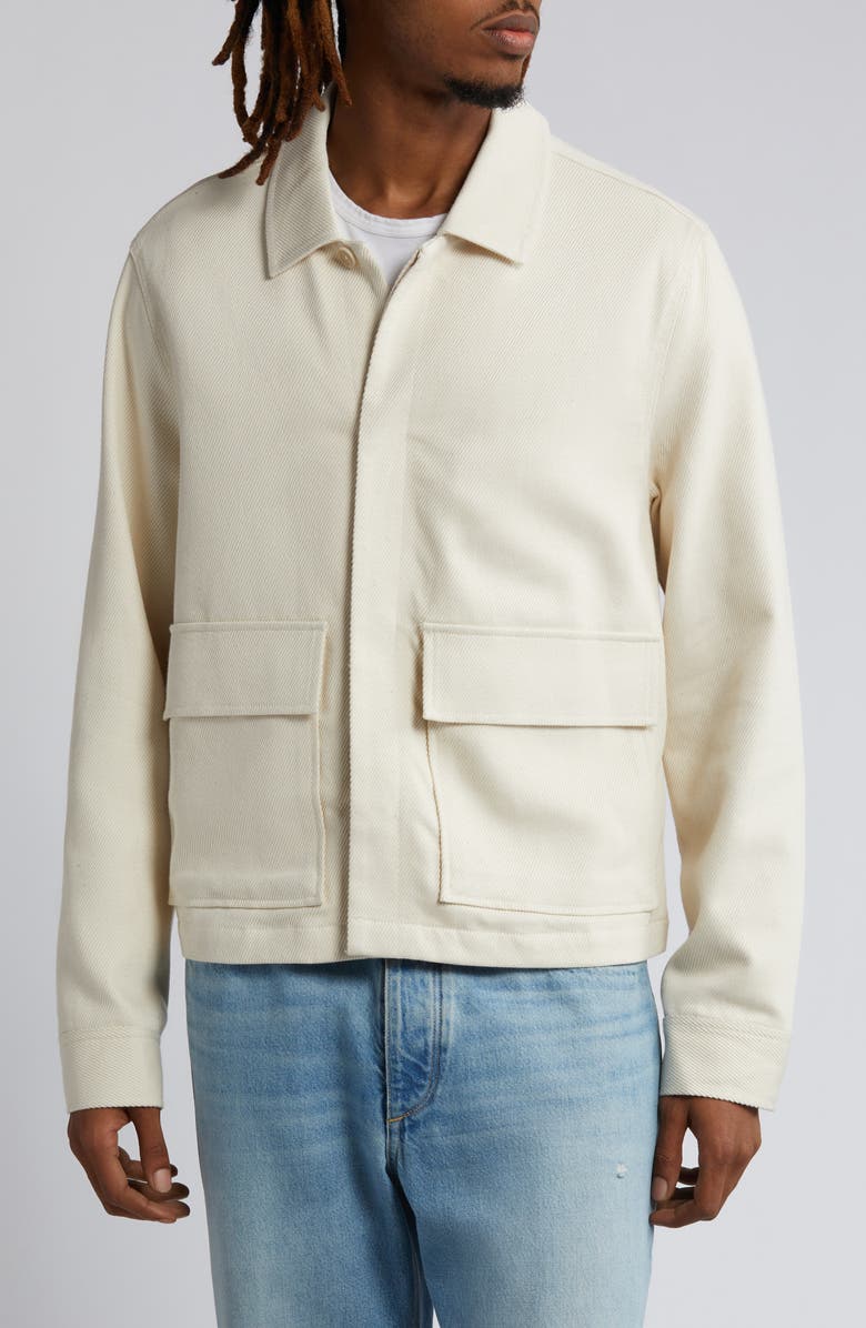 ASOS DESIGN Crop Cotton Harrington Jacket, Alternate, color,