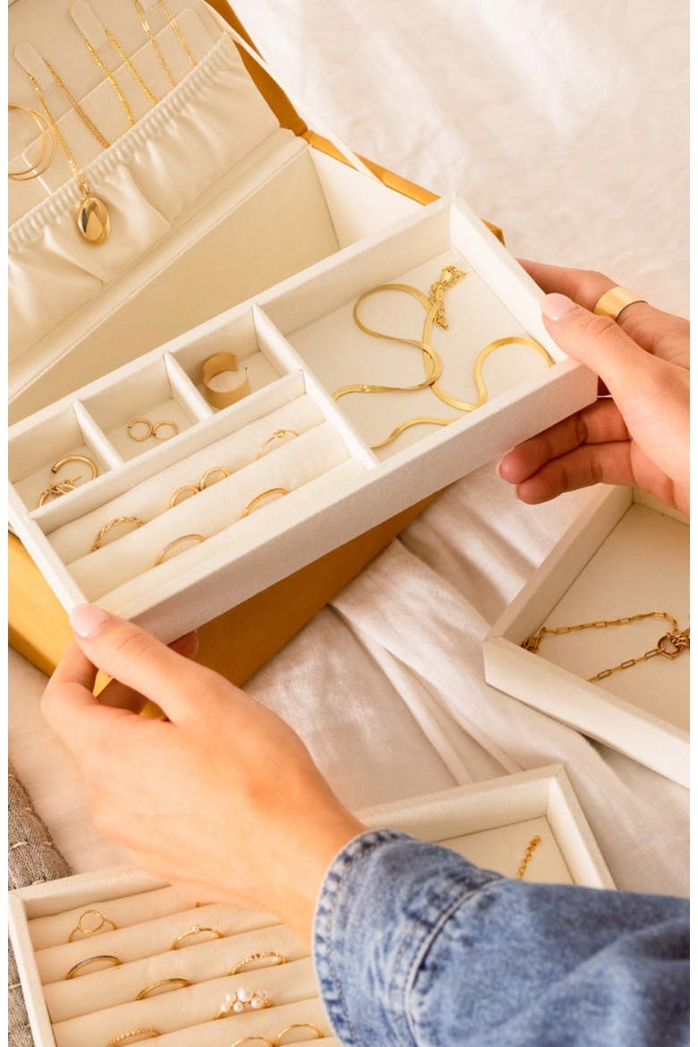 Jewelry Box, Alternate, color, Cream
