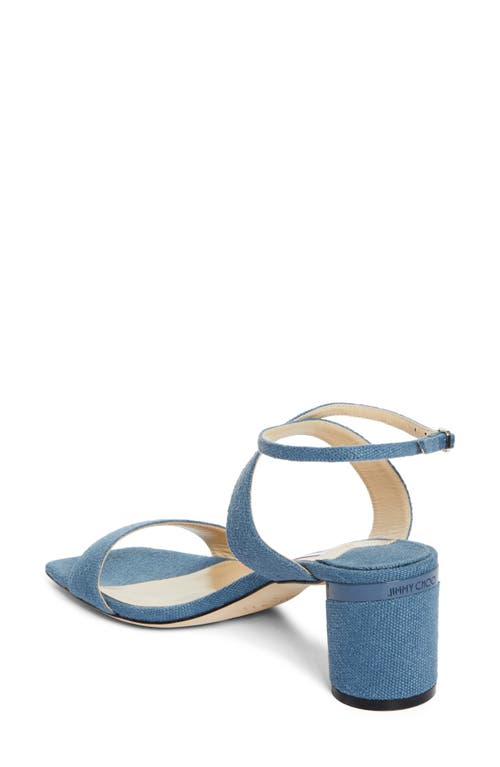 Shop Jimmy Choo Jago Ankle Strap Sandal In Denim