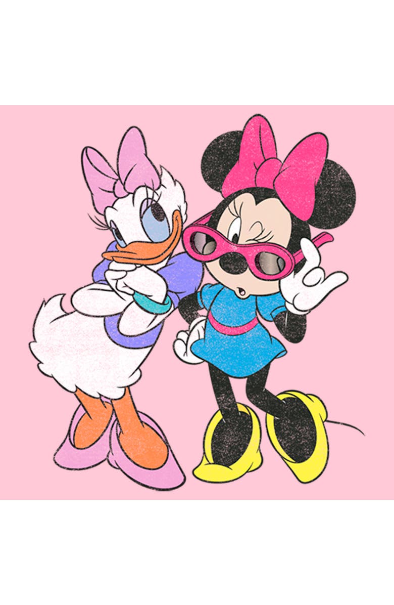 Mickey & Friends Girl's Mickey & Friends Minnie and Daisy  Graphic T-Shirt, Alternate, color, Light Pink