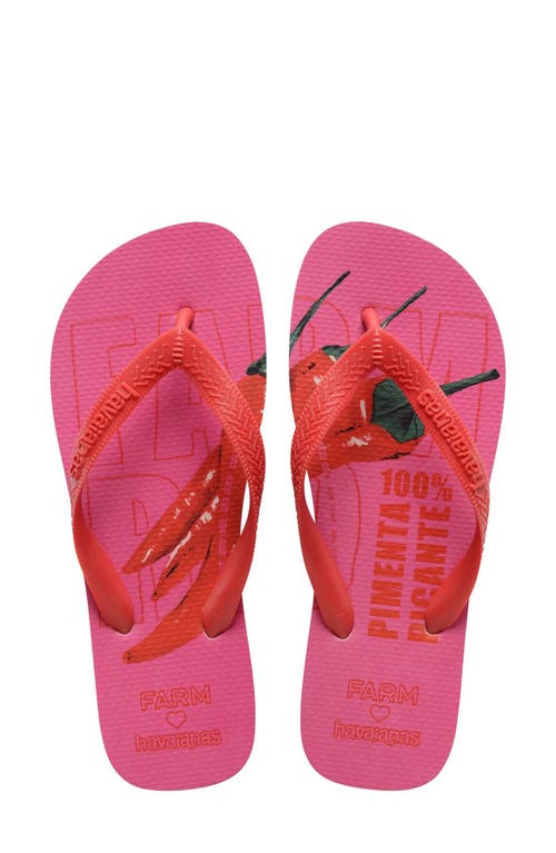 HAVAIANAS HAVAIANAS X FARM RIO TROPICAL FLIP FLOP