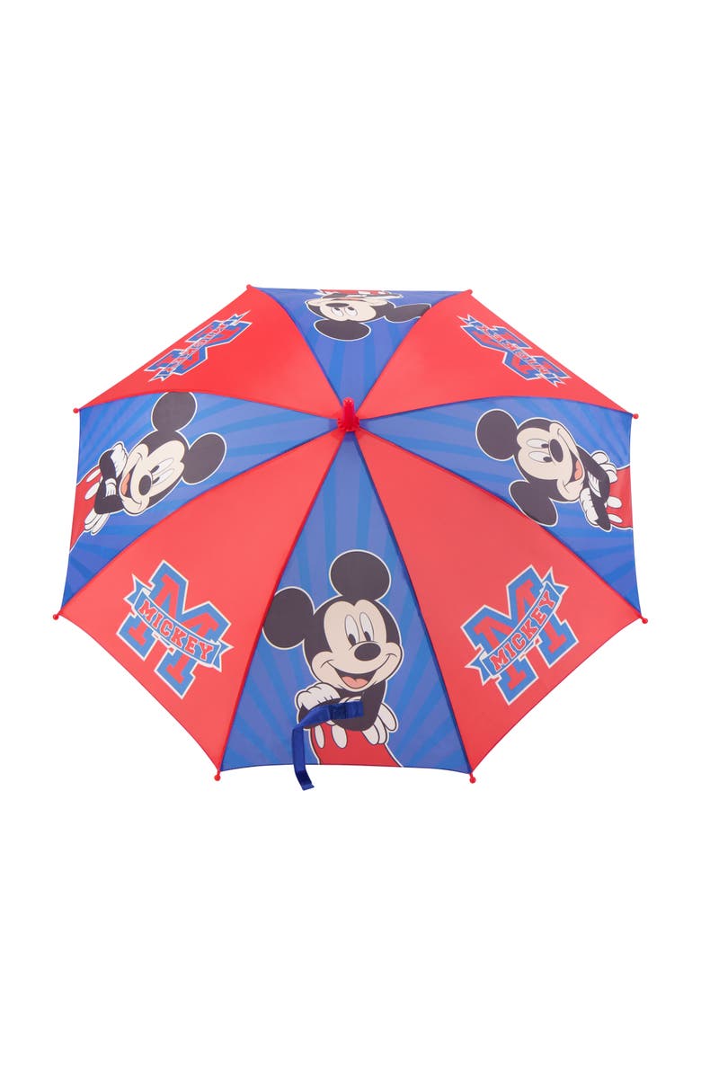 Disney Mickey Mouse Kids Umbrella, Alternate, color, Red