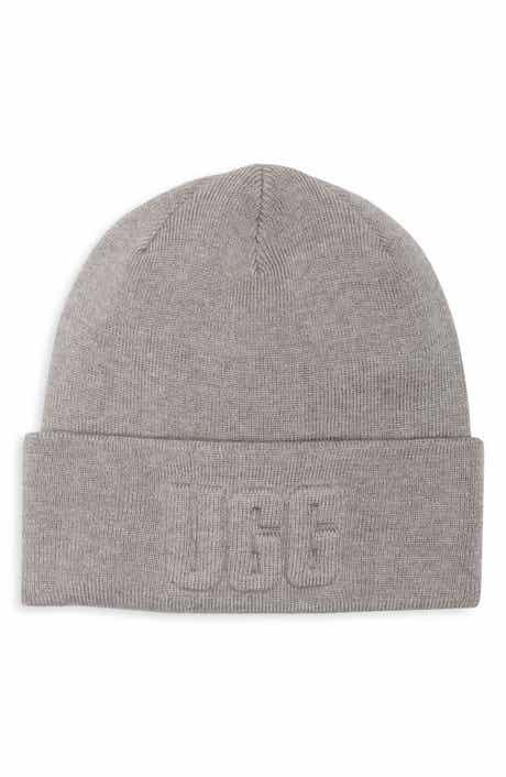 Raised Logo Cuff Knit Beanie