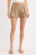 SKIMS Woven Stretch Cotton Flutter Shorts