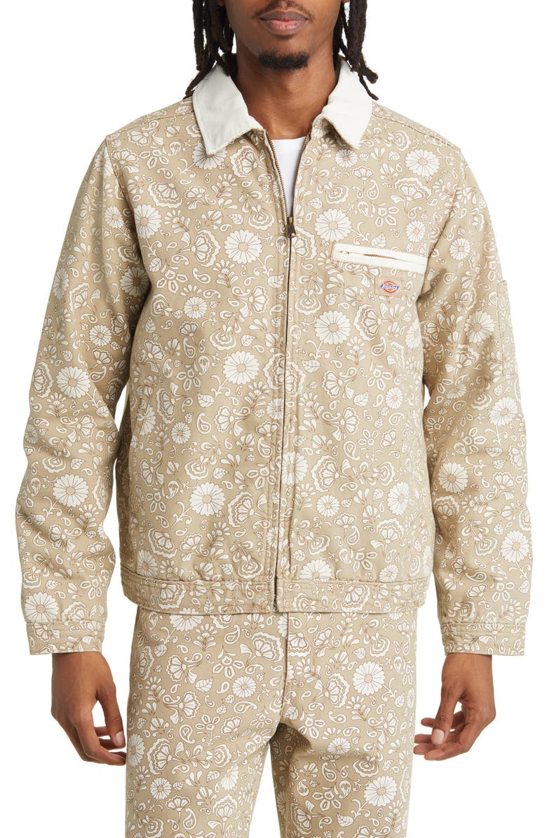 Dickies Ellis Floral Duck Jacket, Alternate, color, 