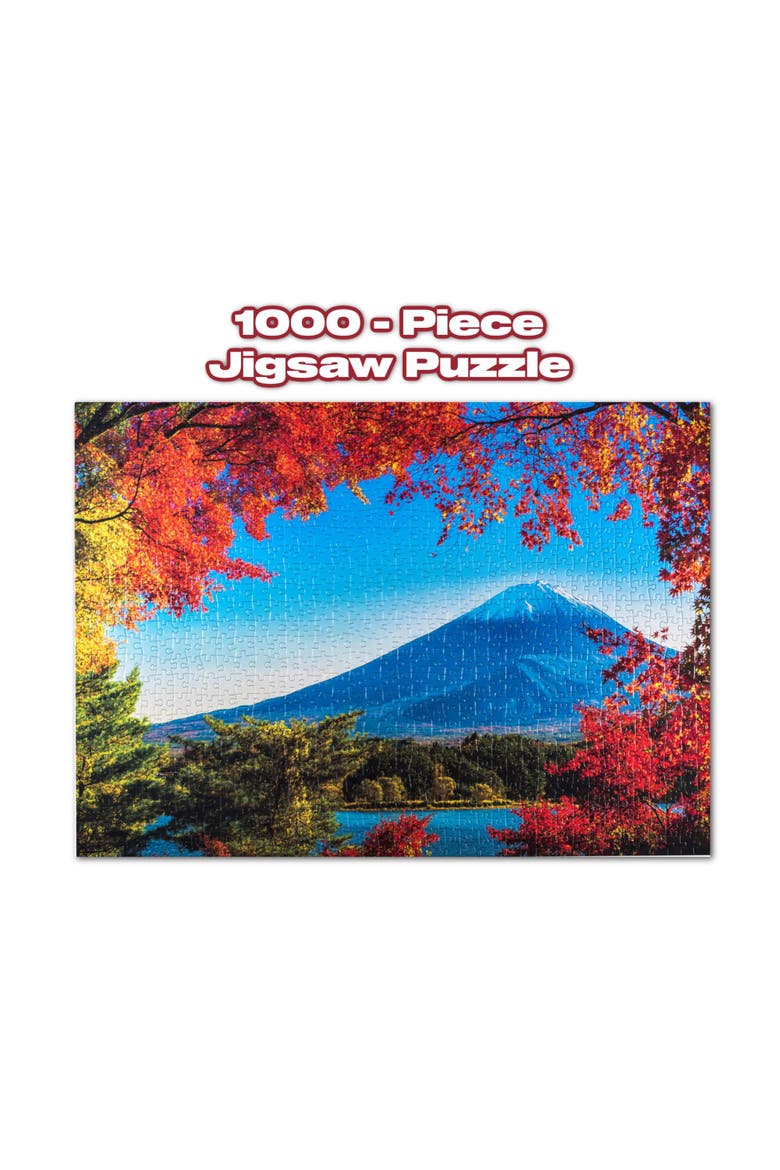 Mt. Fuji in Autumn Japanese Landmark 1000 Piece Jigsaw Puzzle, Alternate, color, Multi-Color