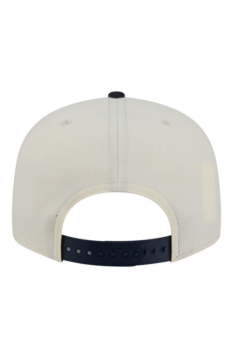 New Era Men's New Era Cream/Navy New York Yankees Localized 9FIFTY Snapback Hat, Alternate, color, Cream