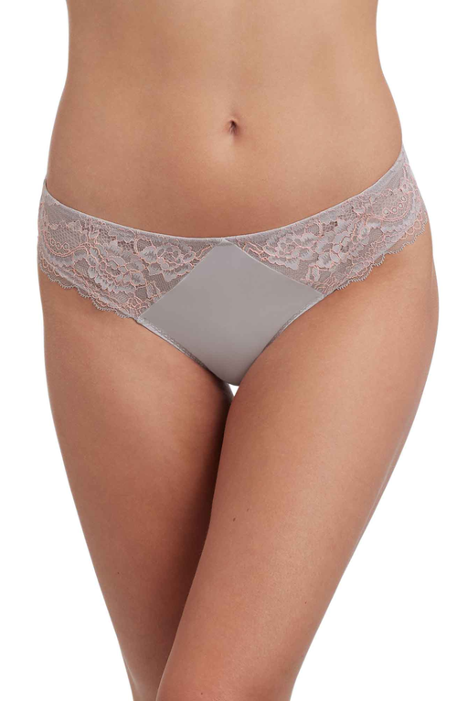 Skarlett Blue Minx Thong In Pebble/peach