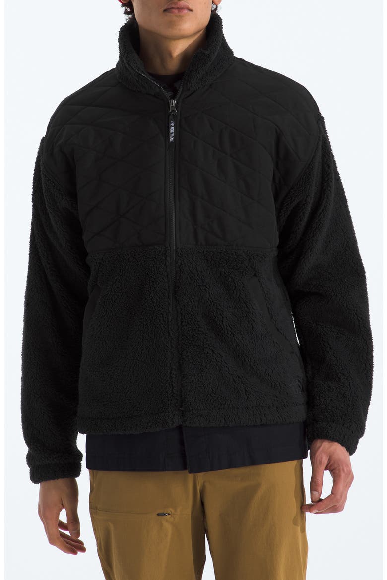Cabin Fleece Jacket, Main, color, THE NORTH FACE BLACK