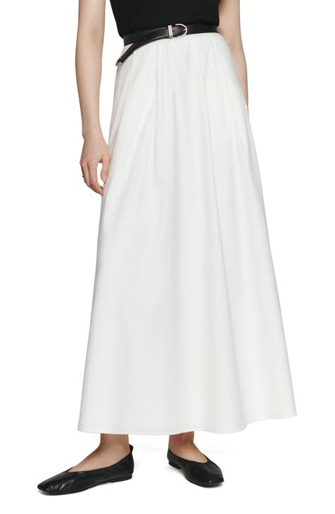 Sicily Pencil Skirt in Knit Pima Cotton Stretch Limited Edition Colors Champagne Quartz / L / JIP3346