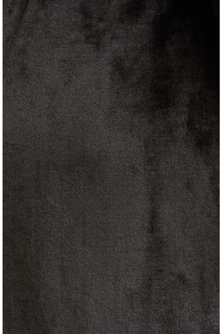 Plush Robe, Alternate, color, BLACK