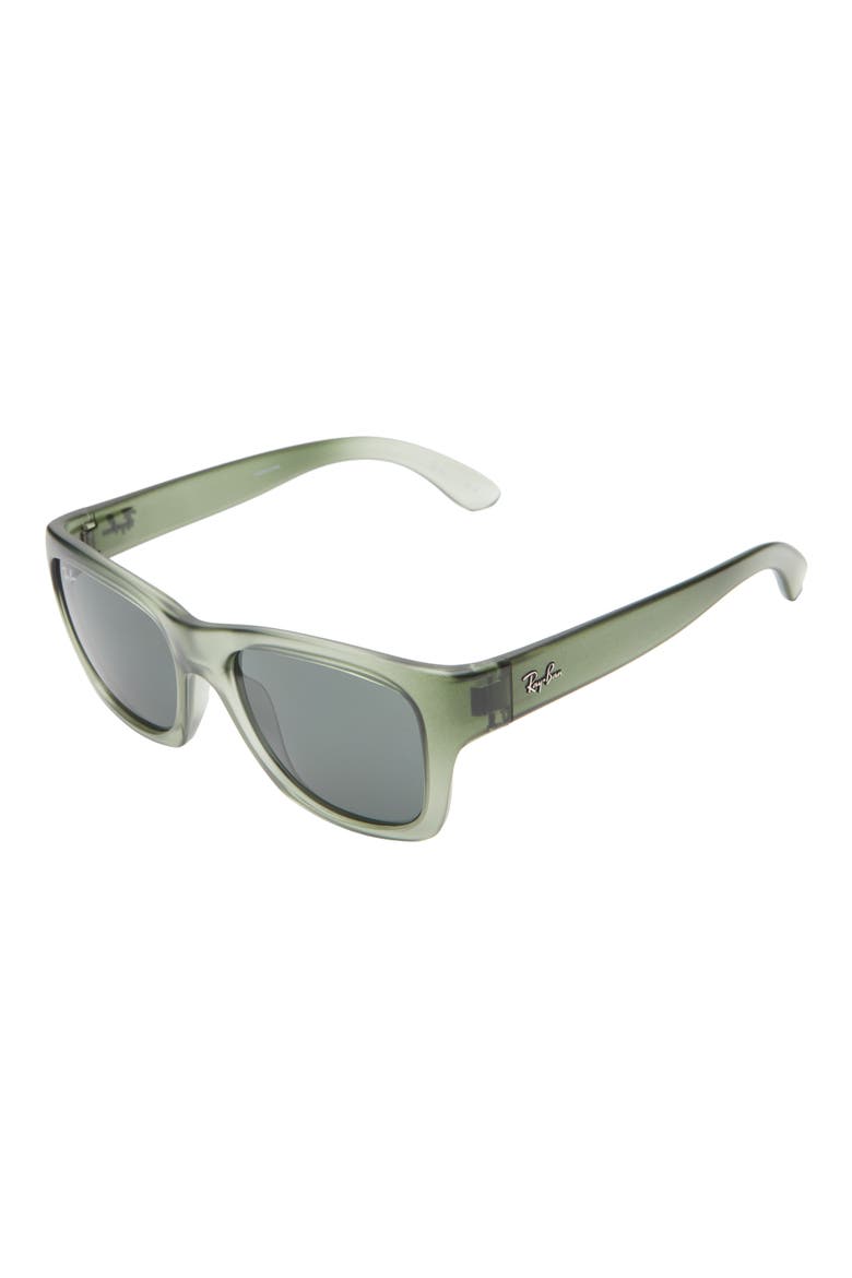 53mm Square Sunglasses, Alternate, color, GREEN
