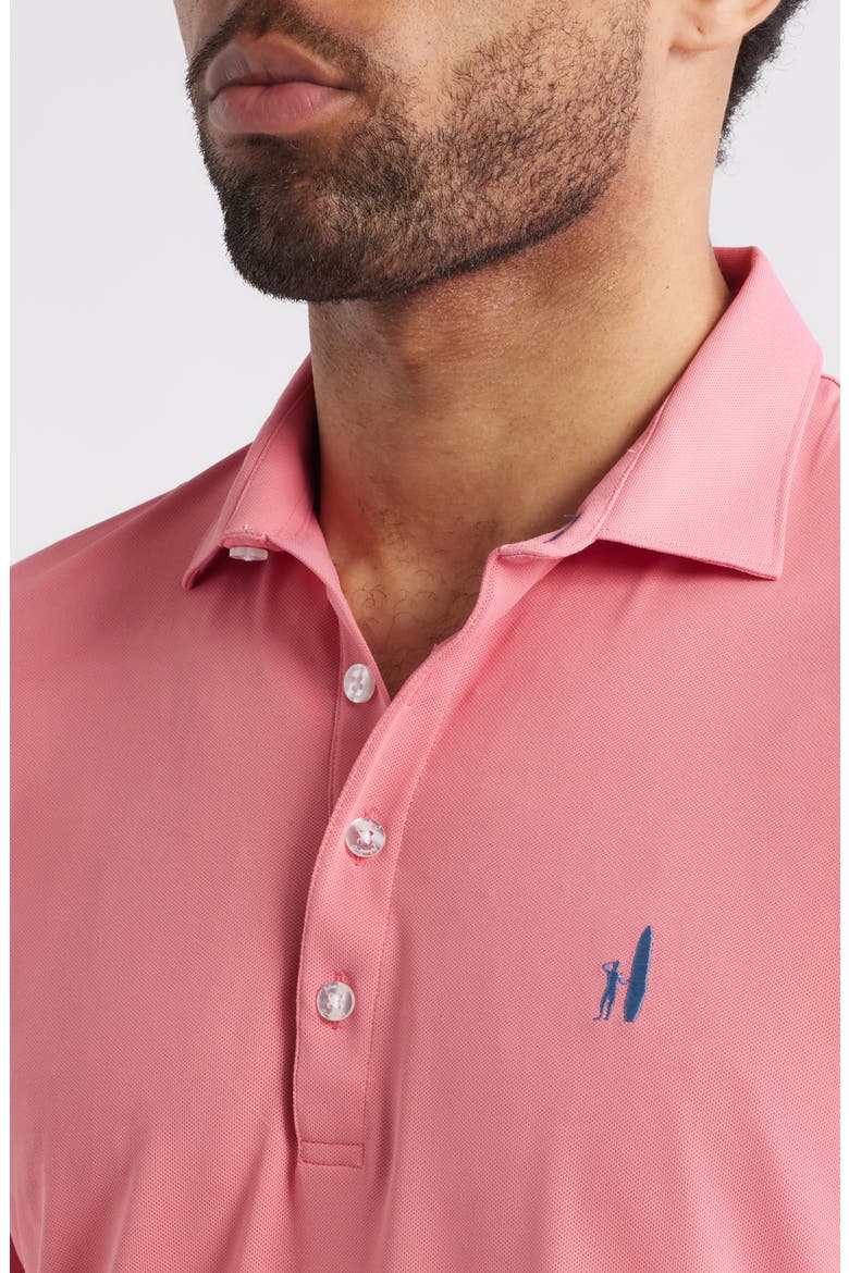 Stevie Performance Polo, Alternate, color, AZALEA