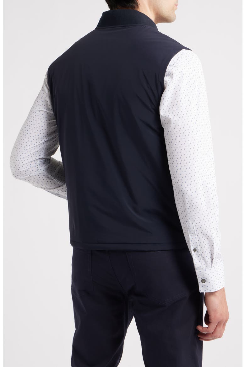Water Resistant Stretch Nylon Vest, Alternate, color, NAVY