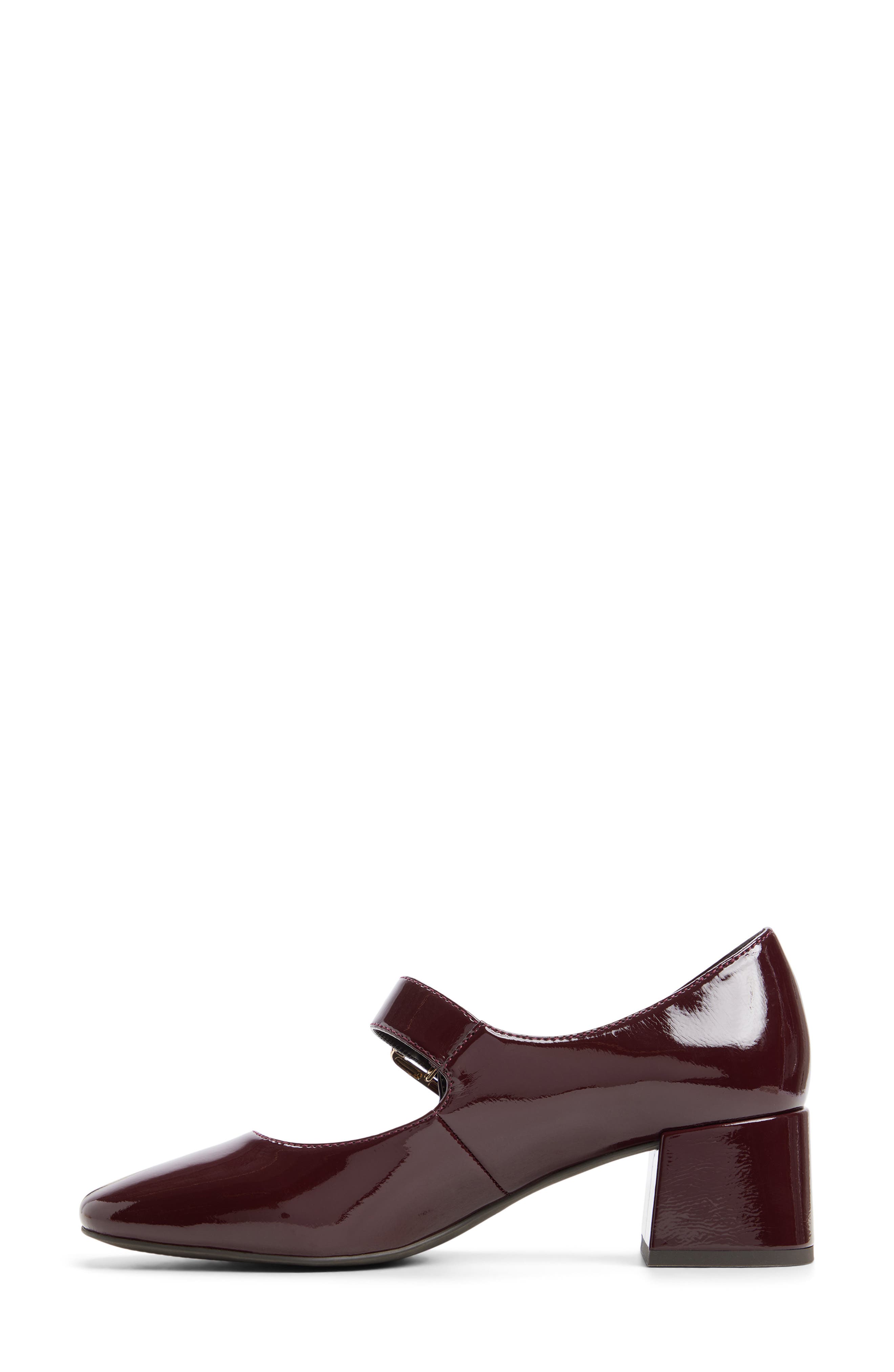 Baldemar Faux Leather Mary Jane Pump, Alternate, color, DARK BROWN