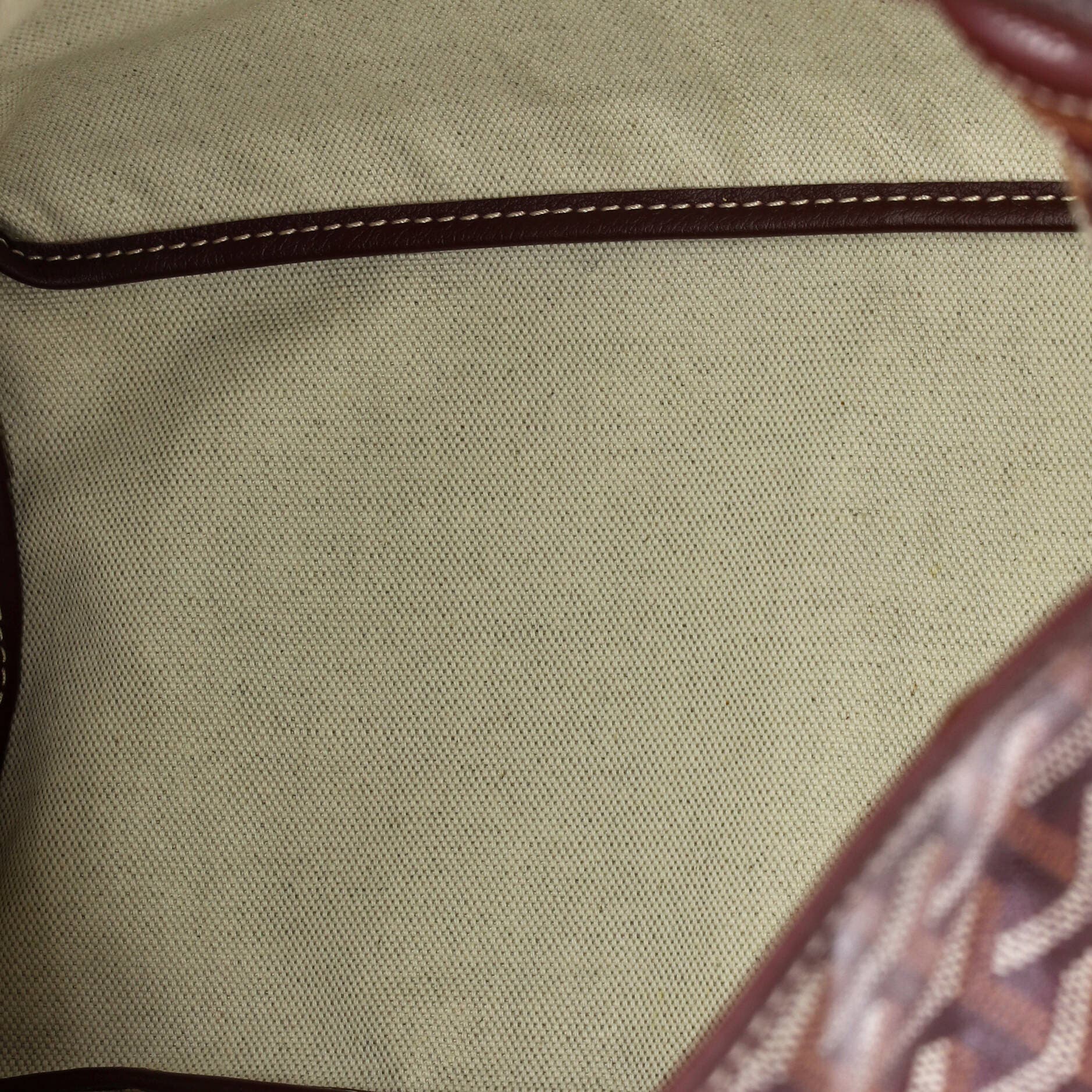 Pre-Owned Goyard Boheme Hobo Coated Canvas, Alternate, color, Red