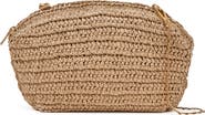 Reiss Fern Straw Clutch