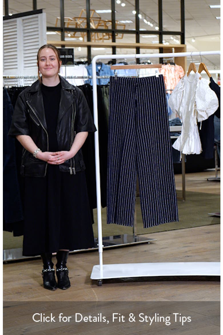 Destination Stripe Wide Leg Knit Pants video