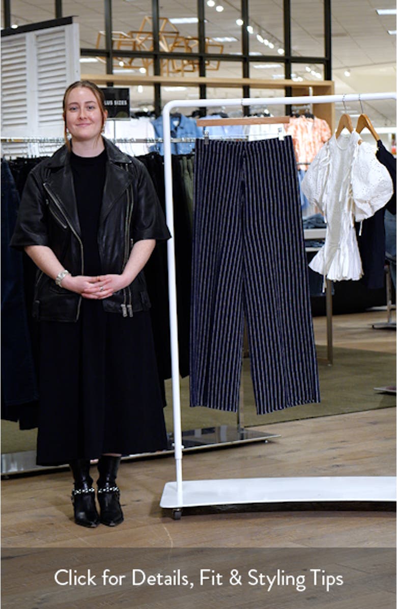 Destination Stripe Wide Leg Knit Pants, sales video thumbnail