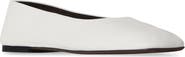 The Row Square Toe Ballerina Flat