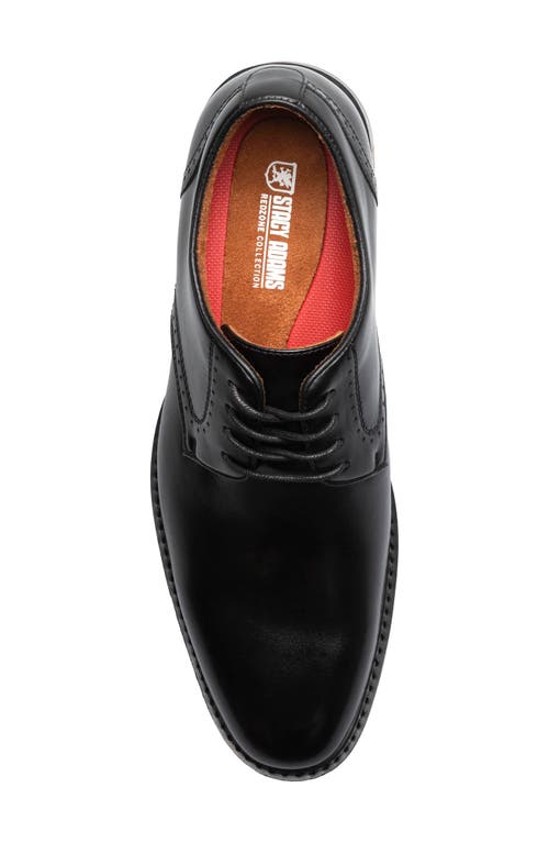 Stacy Adams Benson Plain Toe Derby In Black